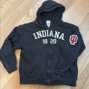 Indiana Women's Black Hoodie Sweater
